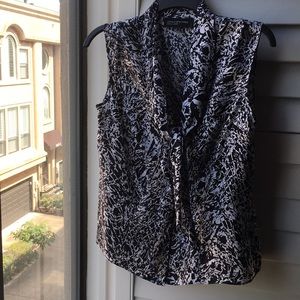 Never worn Black/white Jones New York top